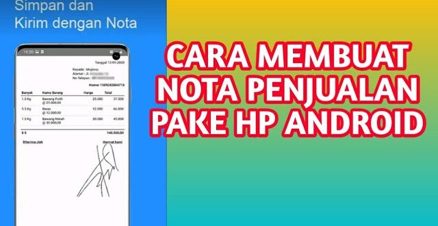 Aplikasi Nota Android