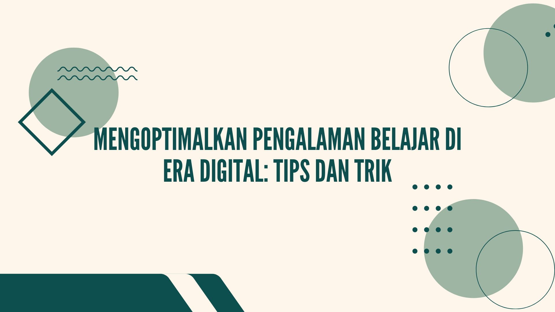 Mengoptimalkan Pengalaman Belajar Dengan Aplikasi Pendidikan Online